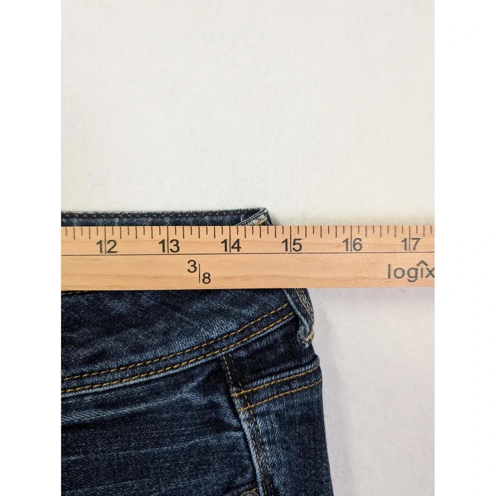American Eagle Womens Jeans Kick Boot Stretch Size 8 Regular Blue - Picture 6 of 9